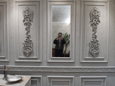 Dekoratif Duvar ��tas� ve Antik Ayna Uygulamas�